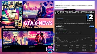 GTA 6 NEWS  Take Two Earnings Call on November 6th [upl. by Nylannej]