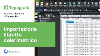 Topografo  Modulo T Importazione libretto celerimetrico [upl. by Nnaecarg738]