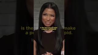 NICKI MINAJ REACTION WHEN ASKED WHAT WILL BE HER ACTION IF SHES BEEN CHEATED ON 🌟🌟🌟 [upl. by Lezned]