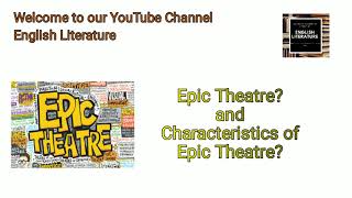 Epic Theatre Characteristics Techniques Verfremdung gestus  Dramatic Vs Epic Theatre UrduHindi [upl. by Shaughnessy]