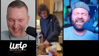 Louis Tomlinson cooking video for Full Time Meals  Fish Finger Butty  REACTION [upl. by Gine]