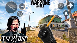 JOHN WICK LOADOUT in WARZONE MOBILE INTENSE GAMEPLAY [upl. by Myers882]