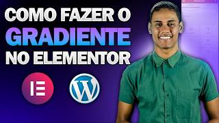 Como Fazer Efeito Gradiente no Elementor Copiar e Colar [upl. by Yrokcaz]