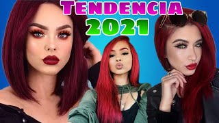 Cabello Rojo ❤Tendencia Primavera Verano 2022 tendencia [upl. by Zacharias]