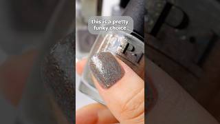 I cant believe this is a Christmas polish 🤣 uglynailpolish halloween [upl. by Matthiew]