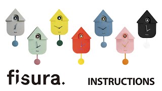 FISURA  Cucko Clock Instructions  Tutorial [upl. by Nevai]