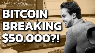 Bitcoin Breaking to 50K  CryptoMichNL [upl. by Tacye490]