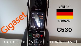 Gıgaset C530 Telsiz Dect Telefon İncelemesi [upl. by Lamrert]