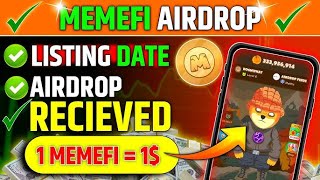 No Longer 9th October MemeFi New Listing Date  Airdrop Parameter Revealed [upl. by Elata]