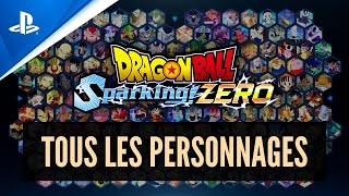 TOUS LES PERSONNAGES DE DRAGON BALL SPARKING ZERO DAY1 [upl. by Laroc98]