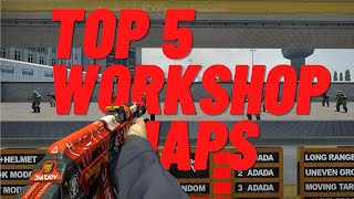 TOP 5 WORKSHOP MAPS THAT WILL HELP YOU IMPROVE CSGO [upl. by Ahsekad]