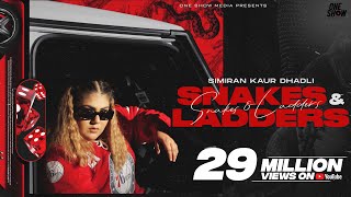 Snakes amp Ladders Official Music Video  Simiran Kaur Dhadli  New Song 2023  One Show Media [upl. by Laforge269]