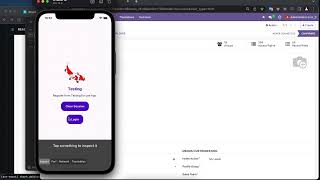 Odoo mobile app React Native [upl. by Regnig421]