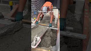 Concrete tips 21 construction concrete pouringconcrete asmrsounds concreteking [upl. by Fayina]