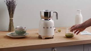 Delicious Matcha Latte Recipe with SMEG Milk Frother Easy and Frothy [upl. by Imim]