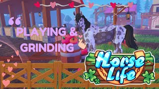 GRIND with me Horse Life Roblox roblox horselife [upl. by Lucine416]