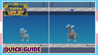 How To Evolve Cranidos Into Rampardos In Pokemon Scarlet amp Violet  Quick Guide [upl. by Minardi185]