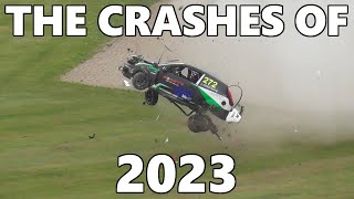 The Crashes of 2023Highlights  UK Motorsport Action [upl. by Yarg793]