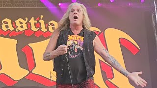 Sebastian Bach Skid Row Big Guns Sweet Little Sister Here I Am Escanaba Michigan Fairgrounds 2023 [upl. by Nerret]