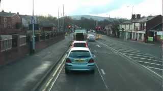 Drive Through Rochdale Oldham and Stalybridge Nothing exciting happens [upl. by Yehus]