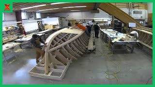 Amazingly Efficient amp Modern Boat Building Methods Fiberglass ColdMolded Welded Aluminum Boats [upl. by Jew951]