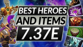 Best Heroes and Items in Patch 737e  Dota 2 Meta Update Guide [upl. by Veleda]