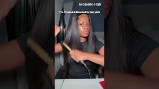 This HD lace is making this wig look TOO natural  😎 wigs arabellahair hairstyle straighthair [upl. by German]