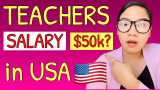 Salary of Teachers in the USA  EXPENSES and COST OF LIVING of Teachers in the USA [upl. by Llednew350]