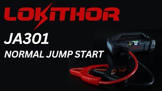 How To Jump Start Your Car Using the Lokithor JA301 [upl. by Luigino]