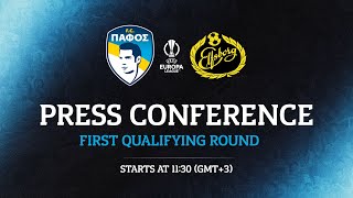 Pafos FC vs IF Elfsborg  Press Conference [upl. by Ciel799]