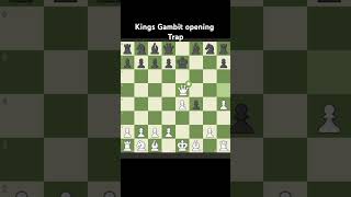 Kings opening trap checkmatechess opening [upl. by Freberg]