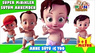 Süper Minikler Anne Sütü Şarkısı Dans Eden Bebekler Reklamı15 Dk Kesintisiz Uzun Versiyon [upl. by Irot436]