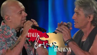 Leggero  Ligabue e Max Pezzali LIVE Italia Loves Romagna [upl. by Notgnirra]