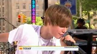 Justin Bieber  Never Say Never Live Today Show New York City [upl. by Reifinnej]