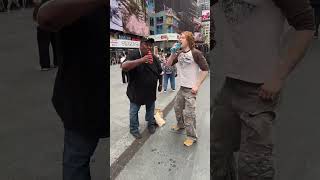 Rattlin Bog chug with BadlandsChugs in Times Square [upl. by Notreve681]