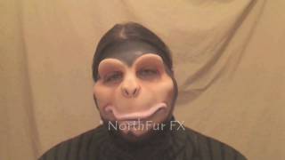 Foam Latex Lyonshel® Monkey Face Prosthetic Mask [upl. by Antipus261]