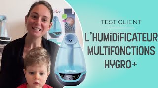 LHUMIDIFICATEUR MULTIFONCTIONS HYGRO BABYMOOV  BERCEAU MAGIQUE [upl. by Marchal780]