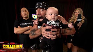 A NEW member has been added to the Conglomeration Baby Jay Briscoe  72724 AEW Collision [upl. by Courtney169]