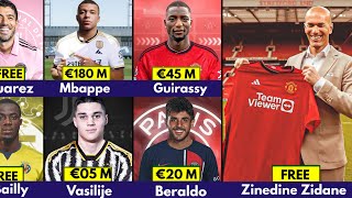 ZIDANE TO MANCHESTER UNITED ALL CONFIRMED TRANSFERS NEWS WINTER 2024 GUIRASSY TO UNITED 🔥 MBAPPE [upl. by Acebber]