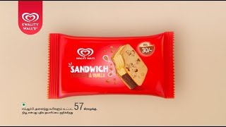 New Kwality Walls’ Sandwich  Enjoy the Coolest Snack Tamil [upl. by Drogin]