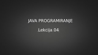 Tutorial 22 Java Konverzija tipova podataka [upl. by Lachman]