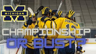 Is the 202122 UNIVERSITY OF MICHIGAN Hockey Team the BEST College Team EVER [upl. by Ibed88]