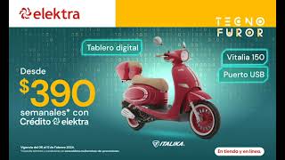 ¡Estrena ya tu Motoneta Italika Vitalia 🏍️😎 Cómprala a crédito ✨ [upl. by Vipul650]