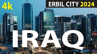 Erbil City 2024  Iraq 4K By Drone  Kurdistan 2024 [upl. by Speroni]