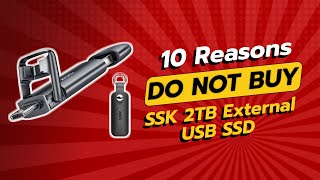 SSK 2TB External USB SSD  10 Reasons NOT to Buy ⚠️💔 [upl. by Stanleigh769]