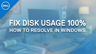 How to Fix 100 Disk Usage Windows 10 Official Dell Tech Support [upl. by Otreblide]