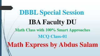 ডাচ বাংলা ব্যাংকDBBL টপিকবেসড স্পেশাল Mcq ক্লাস ০১ with 100 smart Approaches [upl. by Leidag419]