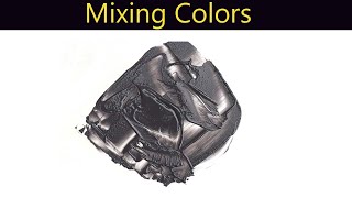 How To Make Gunmetal Color Paint  Mixing Colors [upl. by Eshelman]