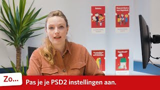 Zo pas je je PSD2 instellingen aan internetbankieren [upl. by Boehike]