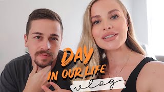 DAY IN OUR LIFE VLOG losing my teeth new workout routine grocery haul and what we like to eat [upl. by Avie118]